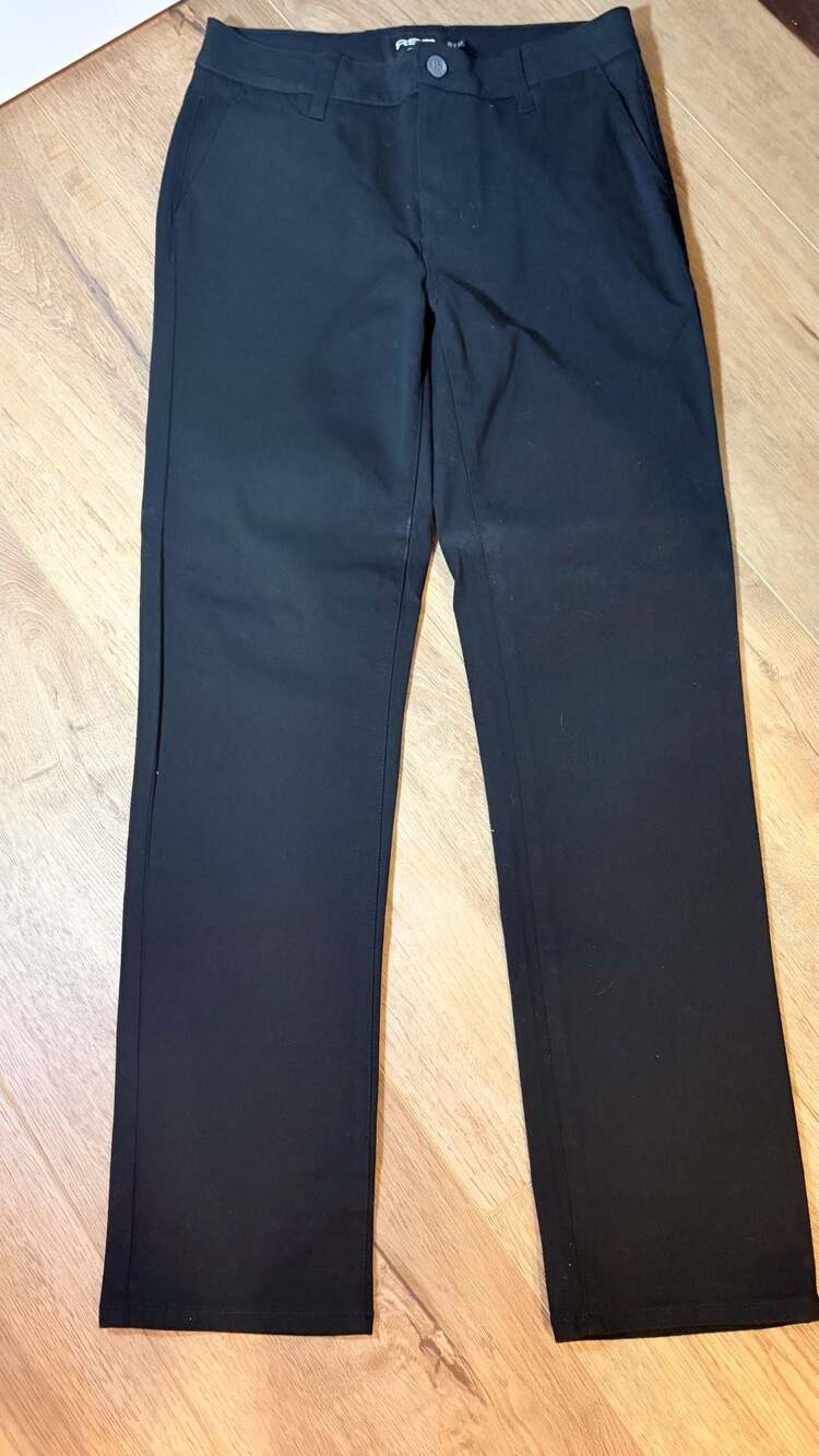 RSQ Slim Straight Pants Size 30X32 Black Chinos